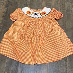 Smocked Halloween Dress
